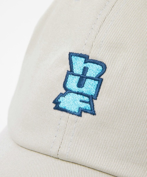 HUF(ハフ)の「HUF MEGABLAST MULTI 6 PANEL CV HAT ハフ メガブラスト ロゴ刺繍 キャップ(キャップ・メンズ・グレー系1/ブラック・FREE)」の6枚目の写真