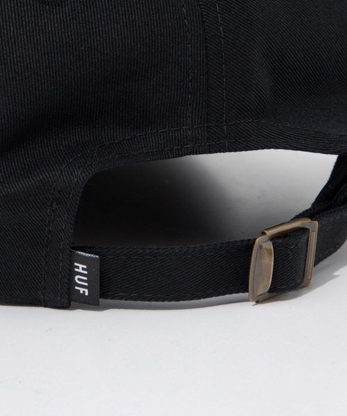 HUF(ハフ)の「HUF MEGABLAST MULTI 6 PANEL CV HAT ハフ メガブラスト ロゴ刺繍 キャップ(キャップ・メンズ・グレー系1/ブラック・FREE)」の9枚目の写真