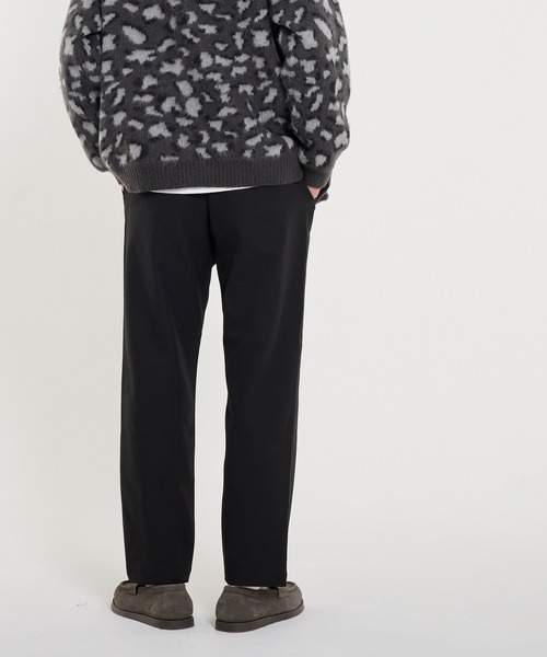 coca（coca）（コカ）の「ヘリンボーンストレッチイージータックテーパードパンツ（その他パンツ・メンズ・ブラック/チャコール・XL/L/M）」の13枚目の写真