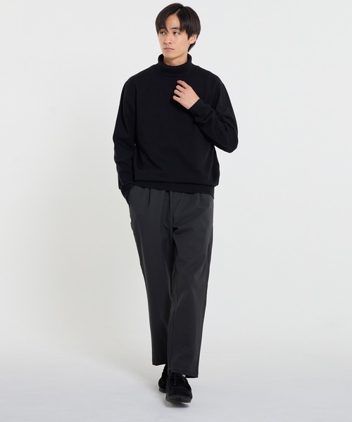 coca（coca）（コカ）の「ヘリンボーンストレッチイージータックテーパードパンツ（その他パンツ・メンズ・ブラック/チャコール・XL/L/M）」の15枚目の写真