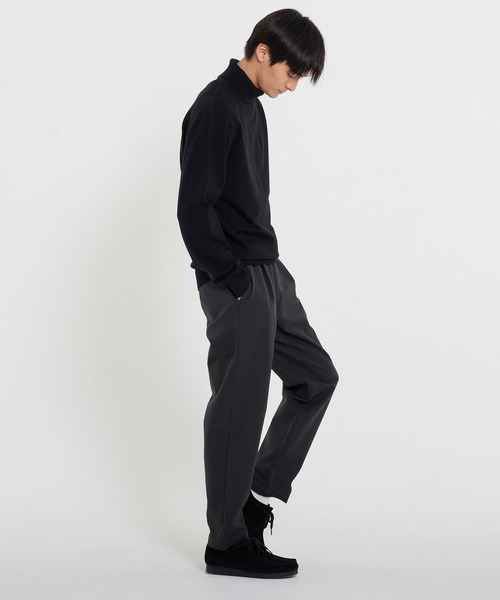 coca（coca）（コカ）の「ヘリンボーンストレッチイージータックテーパードパンツ（その他パンツ・メンズ・ブラック/チャコール・XL/L/M）」の18枚目の写真