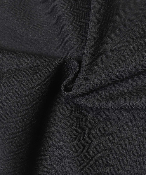 coca（coca）（コカ）の「ヘリンボーンストレッチイージータックテーパードパンツ（その他パンツ・メンズ・ブラック/チャコール・XL/L/M）」の7枚目の写真