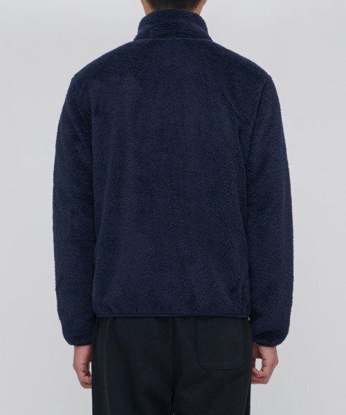 MUSINSA STANDARD（ムシンサスタンダード）の「シャギーフリースジップアップジャケット[ネイビー]（その他アウター・メンズ・その他・MEDIUM/LARGE/X-LARGE/XX-LARGE）」の2枚目の写真