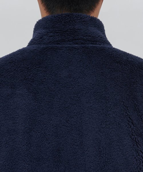 MUSINSA STANDARD（ムシンサスタンダード）の「シャギーフリースジップアップジャケット[ネイビー]（その他アウター・メンズ・その他・MEDIUM/LARGE/X-LARGE/XX-LARGE）」の4枚目の写真
