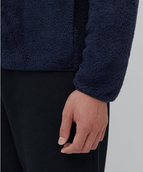 MUSINSA STANDARD（ムシンサスタンダード）の「シャギーフリースジップアップジャケット[ネイビー]（その他アウター・メンズ・その他・MEDIUM/LARGE/X-LARGE/XX-LARGE）」の7枚目の写真