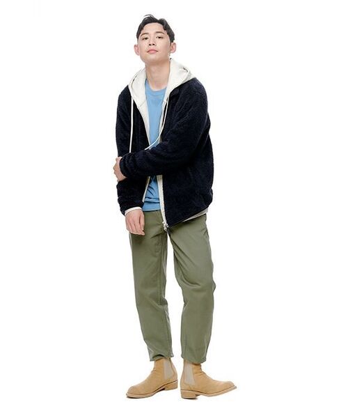 MUSINSA STANDARD（ムシンサスタンダード）の「シャギーフリースジップアップジャケット[ネイビー]（その他アウター・メンズ・その他・MEDIUM/LARGE/X-LARGE/XX-LARGE）」の10枚目の写真