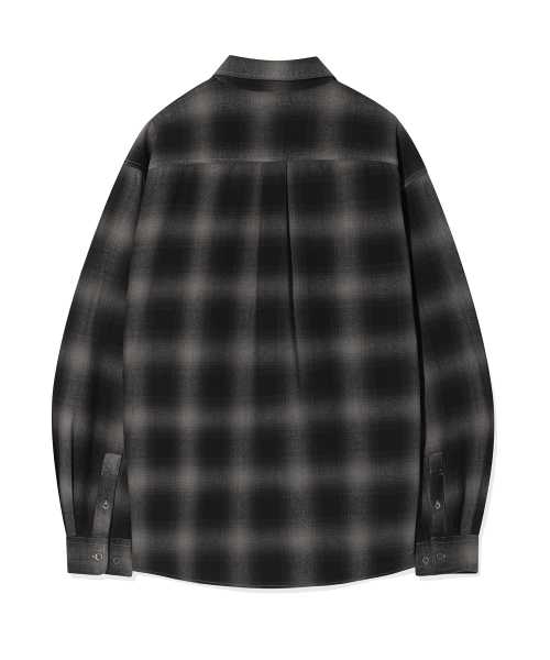 Wacky WiLLy(ワッキーウィリー)の「ダイングチェックシャツグレー(シャツ/ブラウス・レディース・その他・MEDIUM/LARGE/SMALL)」の3枚目の写真