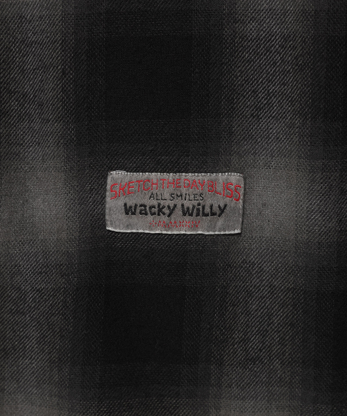 Wacky WiLLy(ワッキーウィリー)の「ダイングチェックシャツグレー(シャツ/ブラウス・レディース・その他・MEDIUM/LARGE/SMALL)」の8枚目の写真