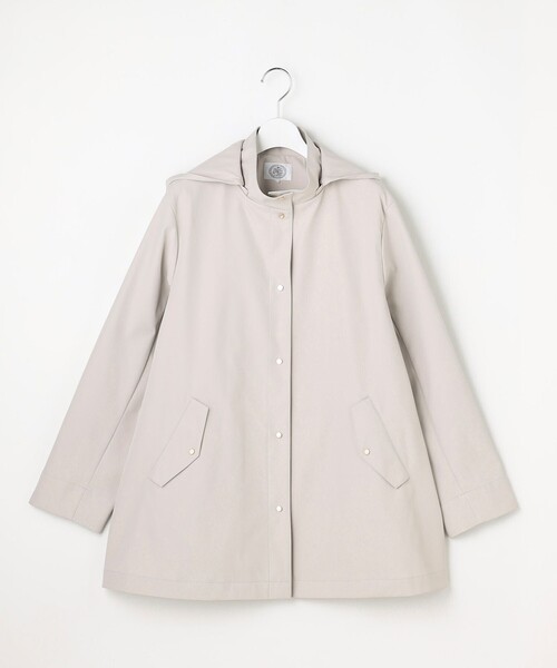 J.PRESS Ladies(J.プレス レディス)の「【春のマストアイテム・2way】ドライツイルストレッチ フーデット アウター(その他アウター・レディース・ベージュ系/ライトグレー系/ネイビー系/ブルー系・S/XS)」の20枚目の写真