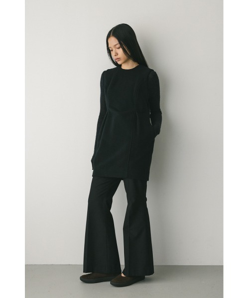 STYLEMIXER(スタイルミキサー)の「ウールミニワンピース(ワンピース・レディース・ブラック/グレー・SMALL/MEDIUM)」の4枚目の写真