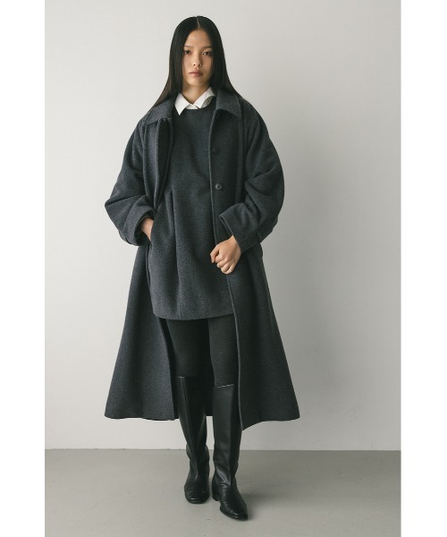 STYLEMIXER(スタイルミキサー)の「ウールミニワンピース(ワンピース・レディース・ブラック/グレー・SMALL/MEDIUM)」の14枚目の写真