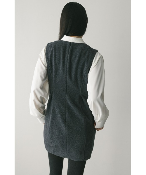 STYLEMIXER(スタイルミキサー)の「ウールミニワンピース(ワンピース・レディース・ブラック/グレー・SMALL/MEDIUM)」の16枚目の写真