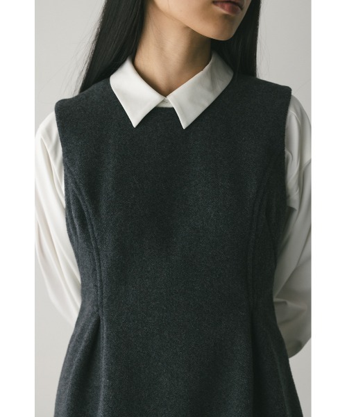 STYLEMIXER(スタイルミキサー)の「ウールミニワンピース(ワンピース・レディース・ブラック/グレー・SMALL/MEDIUM)」の17枚目の写真