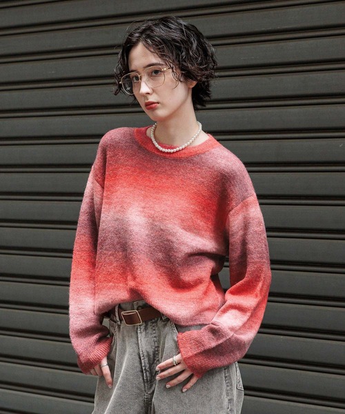 セール】グラデーションニット（ニット/セーター）｜GEORGE'S