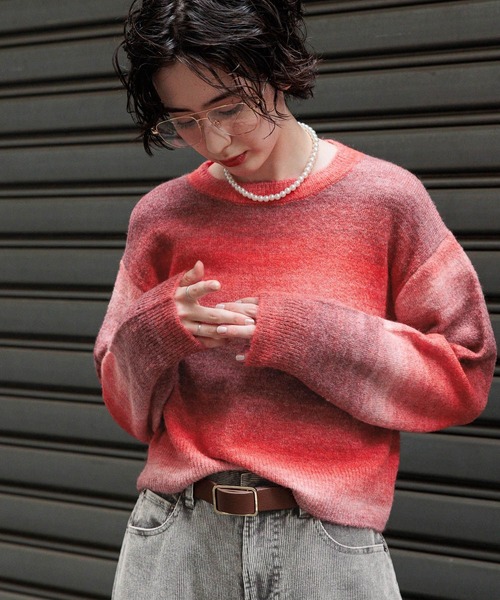 セール】グラデーションニット（ニット/セーター）｜GEORGE'S