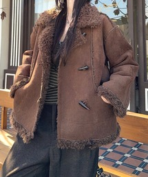 SHEENA（シーナ）の「トグルボタンフェイクムートンジャケット（ムートンコート）」