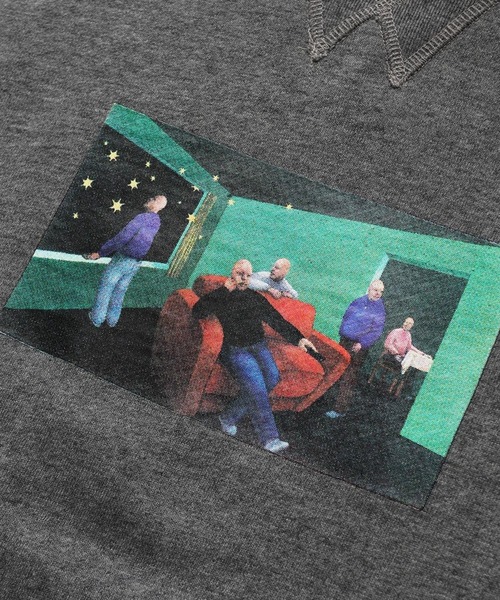 Whimsy（ウィムジー）の「BEATIFUL STARS TONIGHT HOODIE　ST24-T-001（パーカー・メンズ・グレー・LARGE/X-LARGE/MEDIUM）」の4枚目の写真