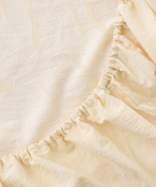 journal standard Furniture （ジャーナルスタンダードファニチャー）の「SWAY BOX SHEET D　ボックスシーツ ダブル（寝具・レディース・ベージュ・FREE）」の5枚目の写真