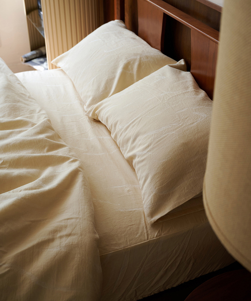 journal standard Furniture （ジャーナルスタンダードファニチャー）の「SWAY BOX SHEET D　ボックスシーツ ダブル（寝具・レディース・ベージュ・FREE）」の9枚目の写真