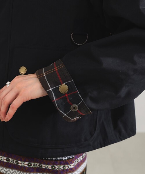 Barbour（バブアー）の「【別注】Barbour / SPEY ジャケット（ブルゾン・レディース・オリーブ/ブラック・38/36）」の14枚目の写真