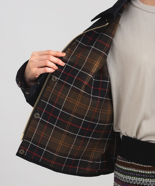 Barbour（バブアー）の「【別注】Barbour / SPEY ジャケット（ブルゾン・レディース・オリーブ/ブラック・38/36）」の7枚目の写真
