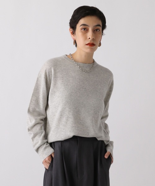 セール】《ウタオ》ウールコンクルーネックプルオーバー（ニット