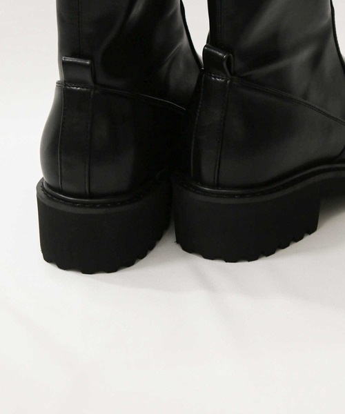 Gready Brilliant（グレディブリリアン）の「トラックソールブーツ（ブーツ・レディース・ブラック・36/37/38）」の10枚目の写真