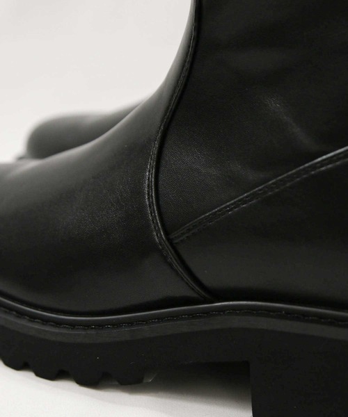 Gready Brilliant（グレディブリリアン）の「トラックソールブーツ（ブーツ・レディース・ブラック・36/37/38）」の12枚目の写真