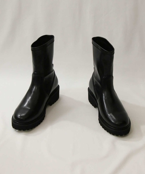 Gready Brilliant（グレディブリリアン）の「トラックソールブーツ（ブーツ・レディース・ブラック・36/37/38）」の15枚目の写真