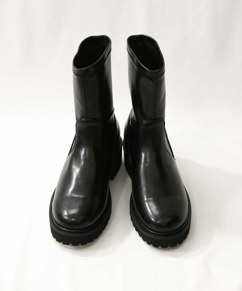 Gready Brilliant（グレディブリリアン）の「トラックソールブーツ（ブーツ・レディース・ブラック・36/37/38）」の4枚目の写真