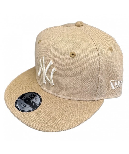 NEW ERA(ニューエラ)の「New Era キャップ CHILD 9FIFTY 帽子 49-53cm(キャップ・キッズ・ブルー/ブラック×ホワイト/ブラック×ゴールド/ネイビー/ベージュ/ライトブルー・50-52cm)」の4枚目の写真