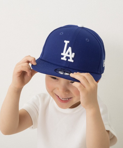 NEW ERA(ニューエラ)の「New Era キャップ CHILD 9FIFTY 帽子 49-53cm(キャップ・キッズ・ブルー/ブラック×ホワイト/ブラック×ゴールド/ネイビー/ベージュ/ライトブルー・50-52cm)」の10枚目の写真