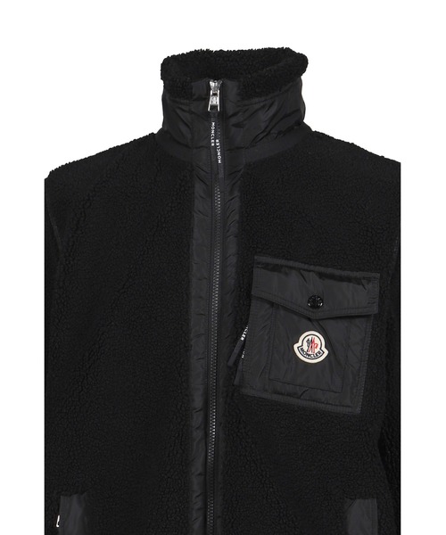 MONCLER（モンクレール）の「ZIP UP CARDIGAN（カーディガン/ボレロ・メンズ・ブラック・SMALL/MEDIUM/LARGE）」の4枚目の写真