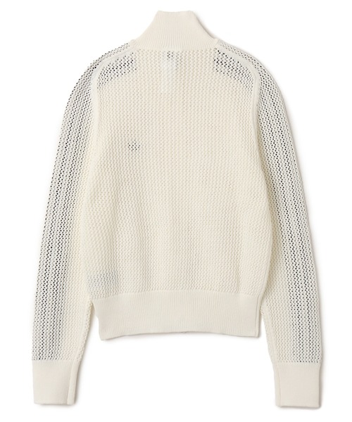 adidas（アディダス）の「adidas KNITTED CROCHET FIREBIRD TRACK TOP / アディダス ニット クロシェ ファイヤーバード トラックトップ（ニット/セーター・レディース・ホワイト・S/M/L）」の5枚目の写真