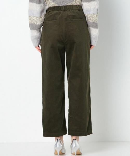 Another Edition（アナザーエディション）の「コーデュロイタックパンツ/AEBC CORD WIDE PT◆（その他パンツ・レディース・オリーブ/ネイビー・FREE）」の3枚目の写真