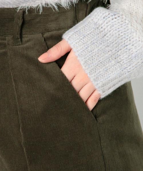 Another Edition（アナザーエディション）の「コーデュロイタックパンツ/AEBC CORD WIDE PT◆（その他パンツ・レディース・オリーブ/ネイビー・FREE）」の8枚目の写真