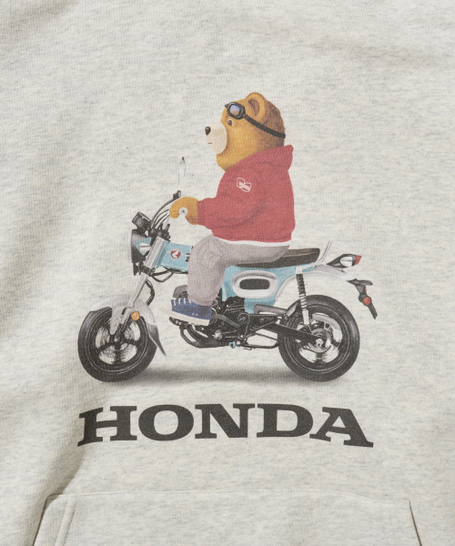 PHYPS MOTORCYCLE(フィップスモーターサイクル)の「DAX Bear Hoodie Oatmeal(パーカー・レディース・その他・MEDIUM/LARGE/X-LARGE/SMALL)」の4枚目の写真