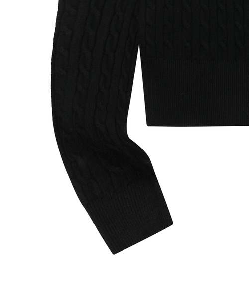 MUCENT（ムセント）の「MUCENT／ADIAN ニットカーディガン（カーディガン/ボレロ・レディース・ブラック/チャコール/ネイビー/グレー・FREE）」の16枚目の写真