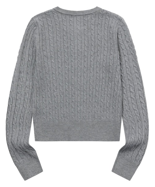 MUCENT（ムセント）の「MUCENT／ADIAN ニットカーディガン（カーディガン/ボレロ・レディース・ブラック/チャコール/ネイビー/グレー・FREE）」の18枚目の写真