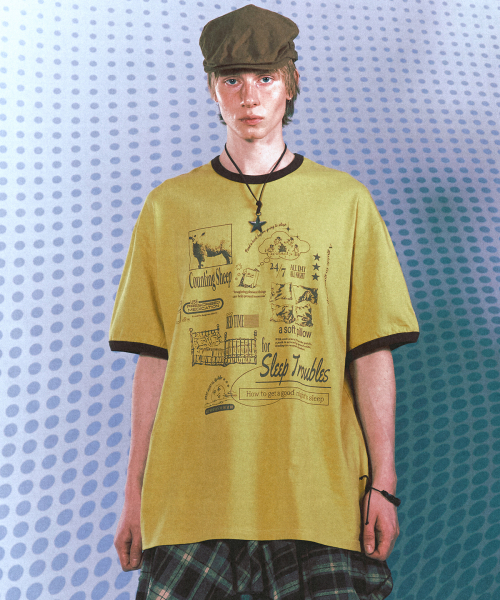 MAINBOOTH(メインブース)の「Sleep Guide T-shirt(YELLOW)(Tシャツ/カットソー・レディース・その他・1/2/3)」の4枚目の写真