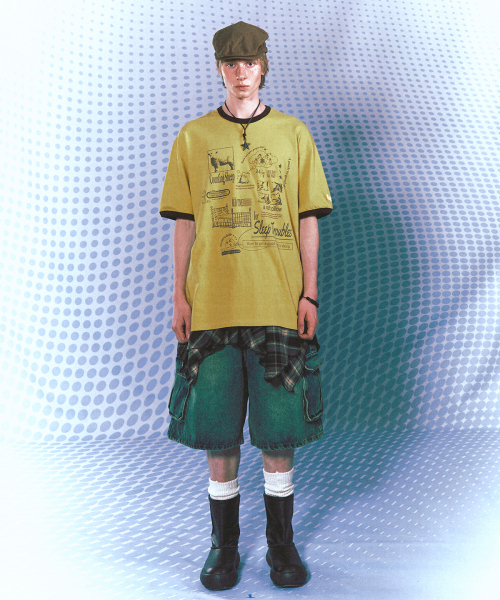 MAINBOOTH(メインブース)の「Sleep Guide T-shirt(YELLOW)(Tシャツ/カットソー・レディース・その他・1/2/3)」の5枚目の写真