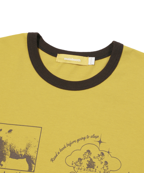 MAINBOOTH(メインブース)の「Sleep Guide T-shirt(YELLOW)(Tシャツ/カットソー・レディース・その他・1/2/3)」の6枚目の写真