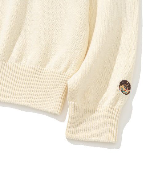 KNITTED（ニッティド）の「[NITTED X QWER DEMO] Let's Love Donut Round Knit IVORY（ニット/セーター・レディース・その他・LARGE/X-LARGE/MEDIUM）」の6枚目の写真