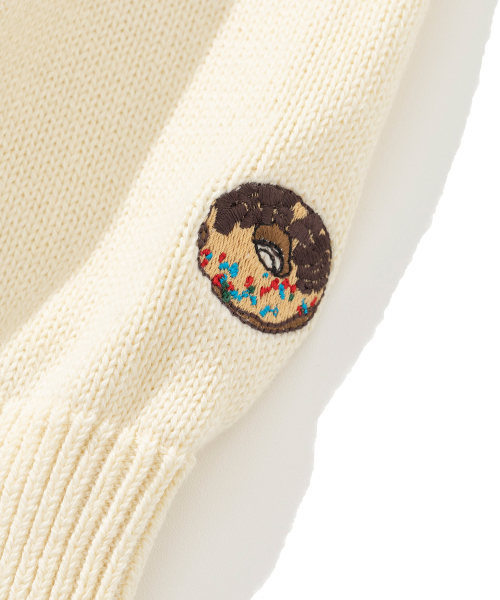 KNITTED（ニッティド）の「[NITTED X QWER DEMO] Let's Love Donut Round Knit IVORY（ニット/セーター・レディース・その他・LARGE/X-LARGE/MEDIUM）」の7枚目の写真