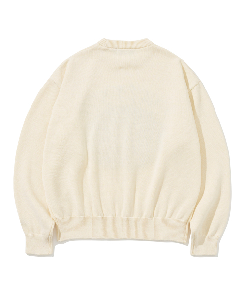 KNITTED（ニッティド）の「[NITTED X QWER DEMO] Let's Love Donut Round Knit IVORY（ニット/セーター・レディース・その他・LARGE/X-LARGE/MEDIUM）」の10枚目の写真