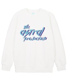 パンクレタリングルーズフィットスウェットシャツ_ホワイト