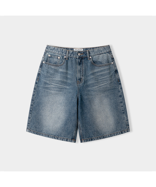 ANOLORCODE(アノローコード)の「ブリーズカーゴハーフデニムパンツ(2color)(その他パンツ・レディース・ブラック/ライトブルー・MEDIUM/SMALL/LARGE)」の1枚目の写真