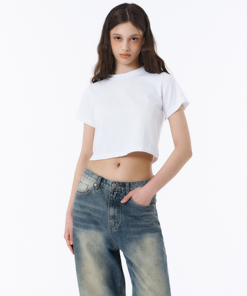 RANDOMOFF（ランダムオフ）の「BTB : SERENO WASHING JEANS [DUSTY BLUE]（デニムパンツ・レディース・グレイッシュブルー・X-SMALL/SMALL/MEDIUM/LARGE/X-LARGE）」の3枚目の写真