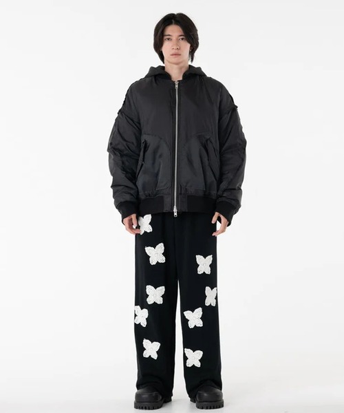 DISCOVERED(ディスカバード)の「【DISCOVERED/ディスカバード】DEVILS EAR HOODIE DOWN MA-1(MA-1・メンズ・カーキ/ブラック・3)」の5枚目の写真