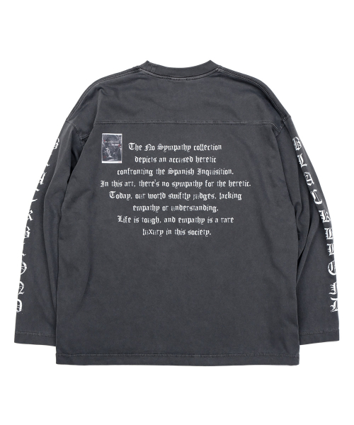BLACK BLOND(ブラック ブロンド)の「ビビディ クラッシュド ペイスト ピグメント 長袖Tシャツ (チャコール)(Tシャツ/カットソー・レディース・その他・MEDIUM/LARGE/X-LARGE)」の3枚目の写真